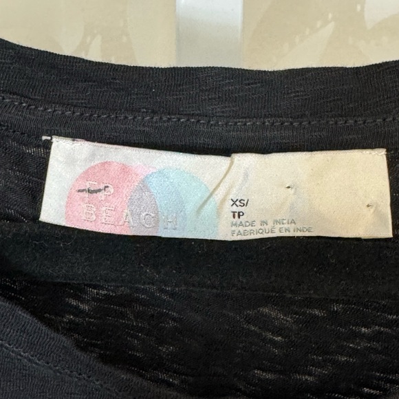 Free People Beach- Black Tshirt/ Midi Skirt Set XS - Picture 2 of 2
